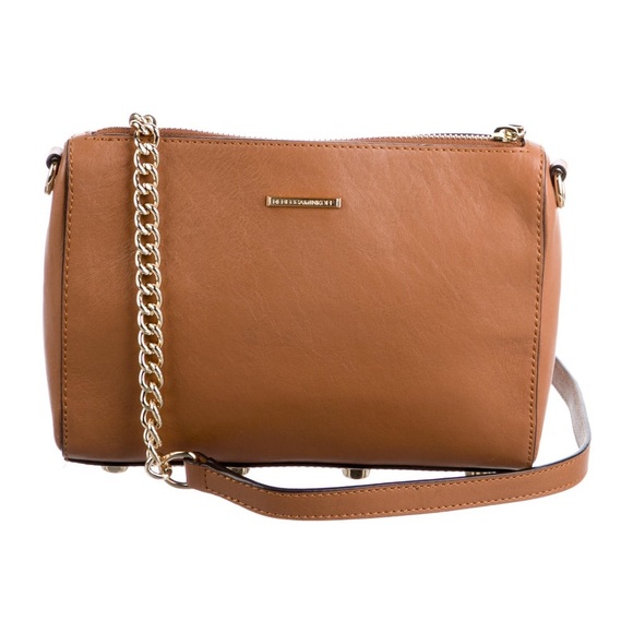 Rebecca Minkoff Pebbled Leather 5-zip crossbody bag BRAND NEW IN SEALED PKG - Picture 3 of 11